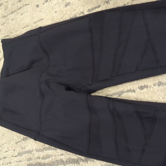 Lululemon Wunder Under Pant (Hi-Rise) (Tech Mesh) Black - Picture 9 of 12
